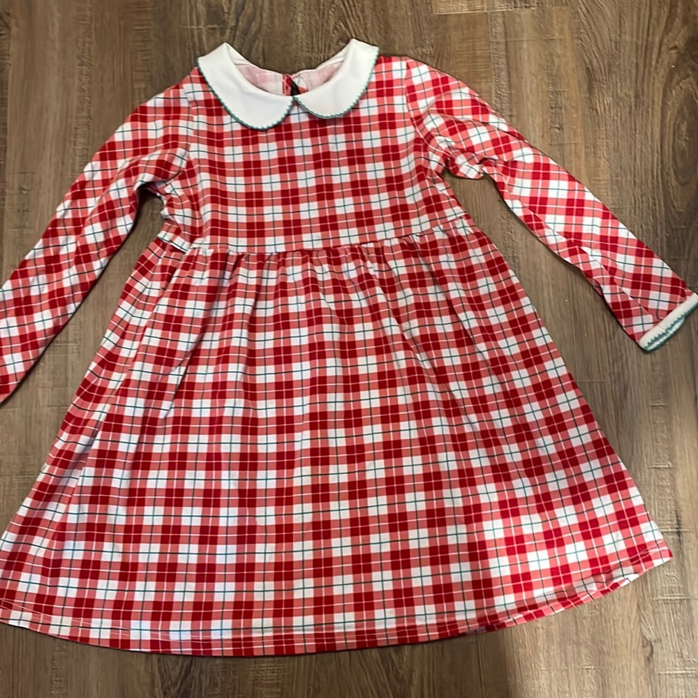 Shrimp and grits girls holiday dress